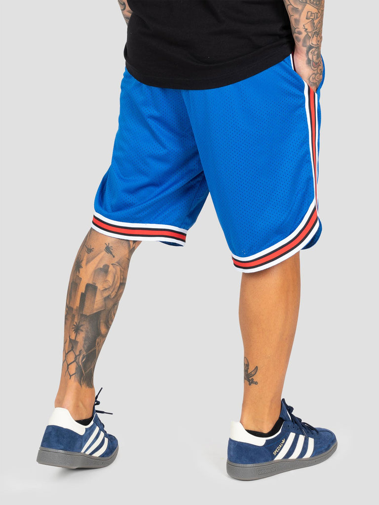 BASKETBALL SHORT MESH BANDE BSKSH001 BLUE GROOVE 