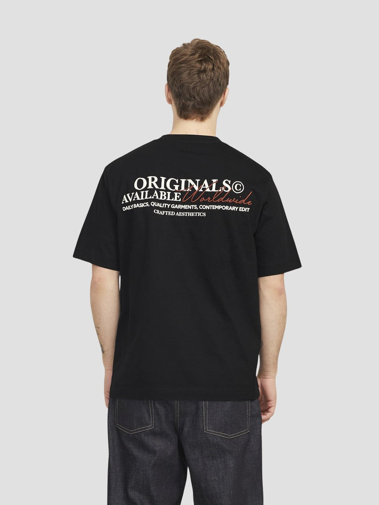 JORISLINGTON TYPE TEE SS CREW NECK 12273640 BLACK JACK&JONES 