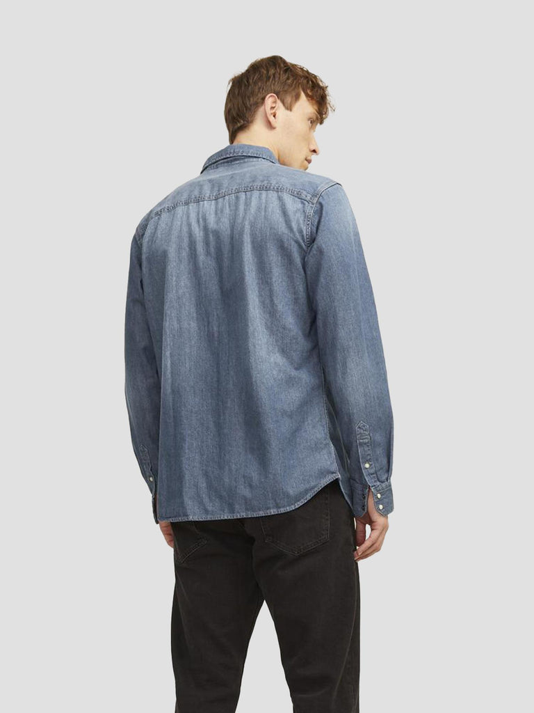 SHERIDAN SHIRT L/S NOOS 12138115 MEDIUM BLUE DENIM JACK&JONES 