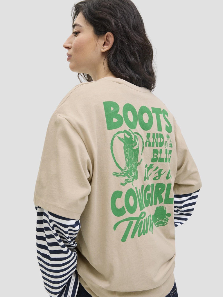 JXMILLOW LOOSE SS TEE JRS 12264392 FEATHER GRAY JJXX 