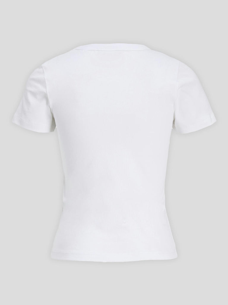 JXGIGI STR SS PRINT TEE JRS 12257979 BRIGHT WHITE JJXX 