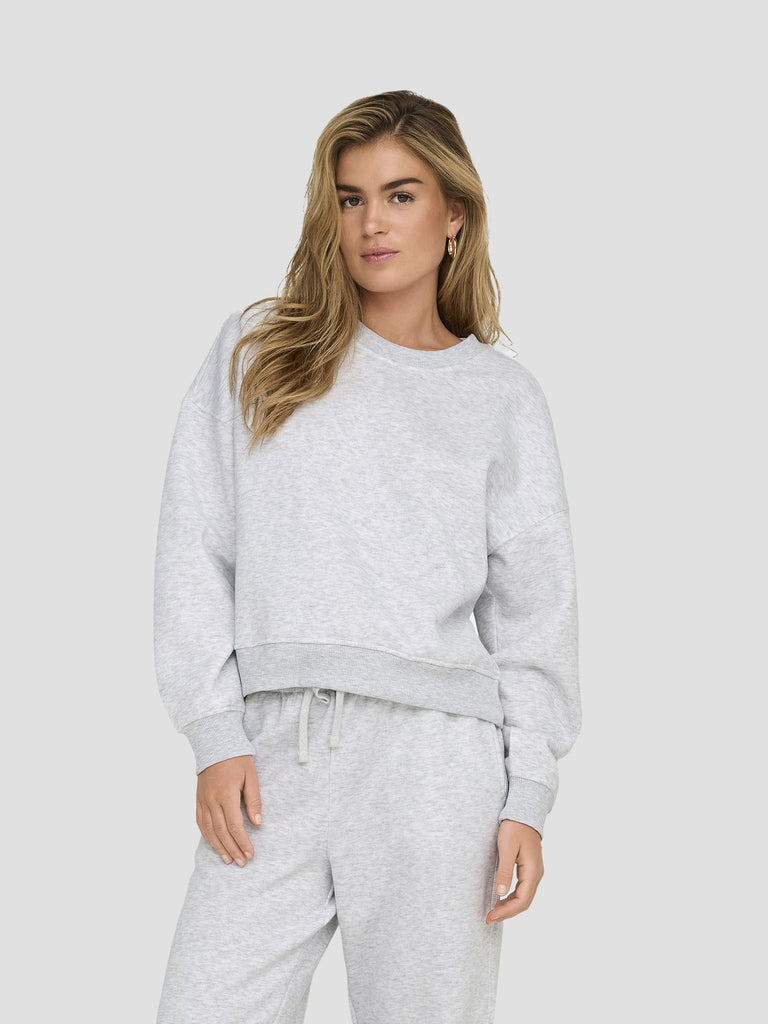 ONLBEST LIFE L/S CREW NECK SWT NOOS 15338727 LIGHT GREY MELANGE ONLY 