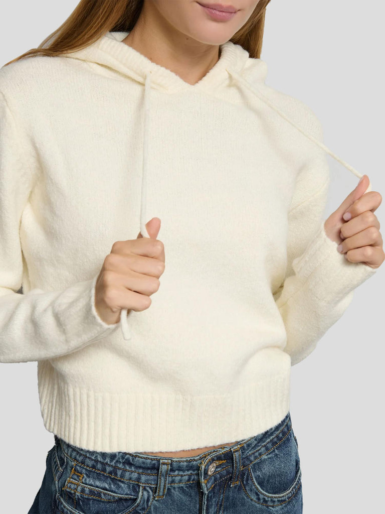 MAGLIONE CON CAPPUCCIO PHILM OFFWHITE SUITE BENEDICT 