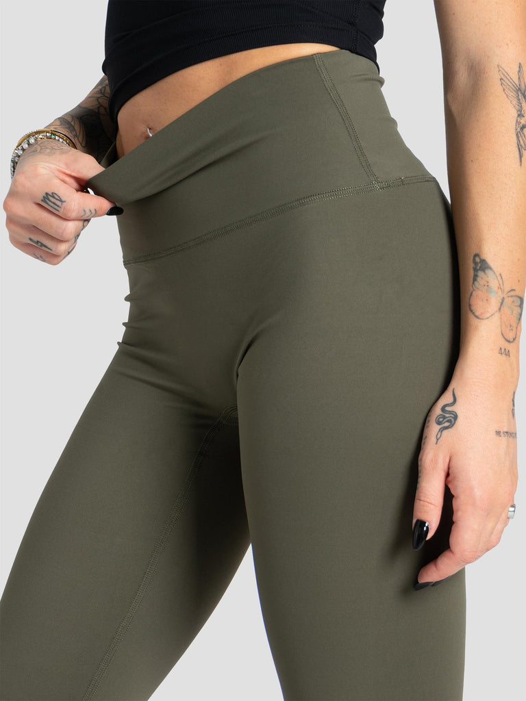 LEGGINGS TECNICO VITA ALTA TU TECHLEG001 VERDE GROOVE 