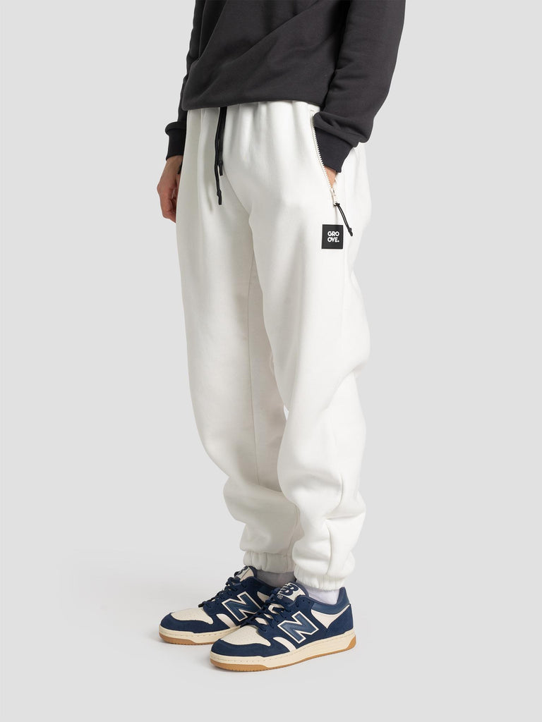 PANTA ZIP POLYCOTTON PESO INVERNALE BARL432 PANNA GROOVE 