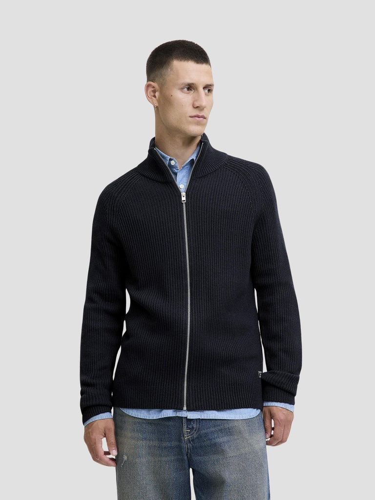 JJPANNEL KNIT ZIP CARDIGAN AW25 12278920 SKY CAPTAIN JACK&JONES 