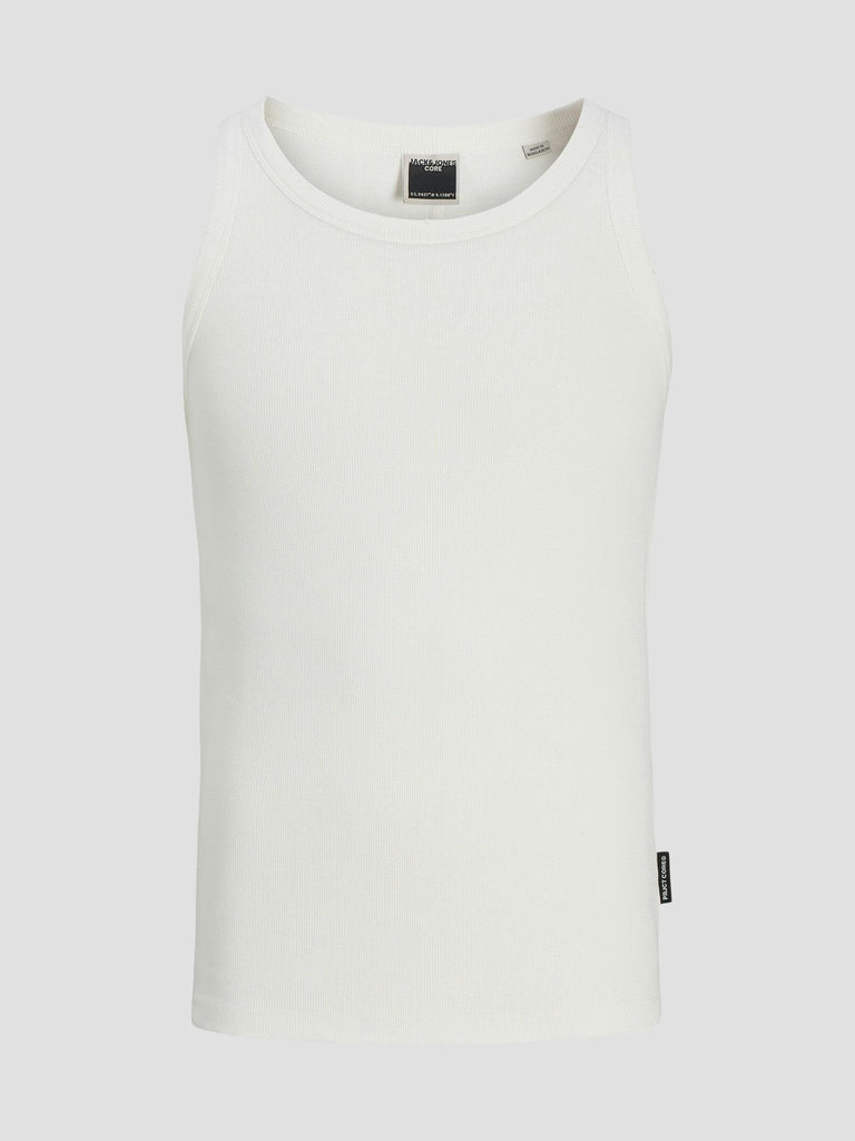 JCOSTRATUS BREAK RIB TANK TOP 12276986 CLOUD DANCER JACK&JONES 