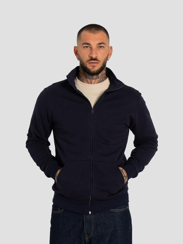 ZIP GIROCOLLO BARL340 BLU GROOVE 