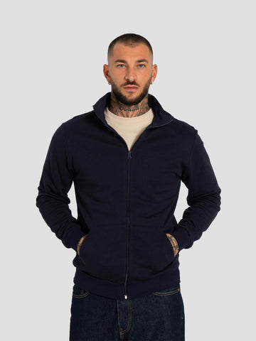 ZIP GIROCOLLO BARL340 BLU GROOVE 