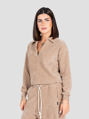 CROP WAFFLE COLLO A V ARCO05 BEIGE GROOVE 