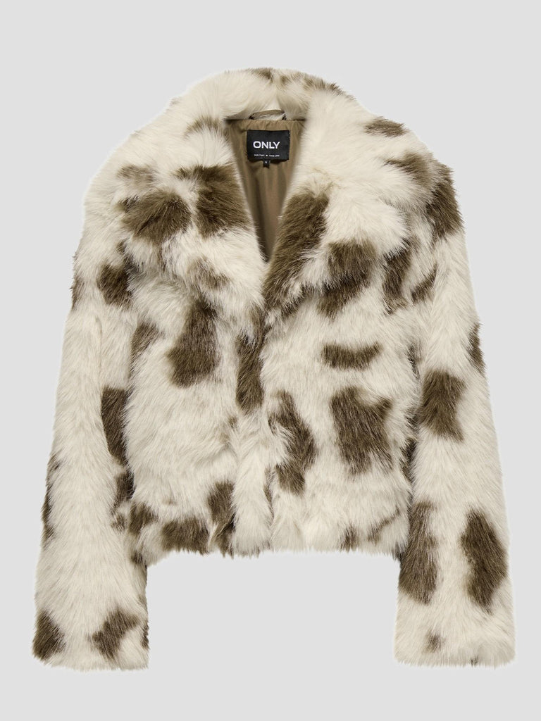 ONLJAMIE FAUX FUR JACKET CC OTW 15350372 BIRCH ONLY 