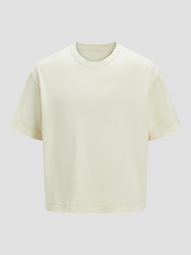 JORPORTO PIGMENT TEE SS CREW NECK 12273180 ANTIQUE WHITE JACK&JONES 