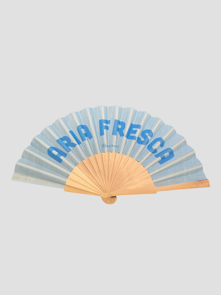 FOLDING FAN BAMBOO RIBS P0409 AF ARIA FRESCA PIU' FORTY 