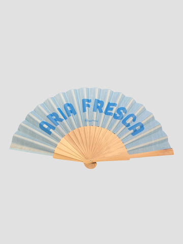 FOLDING FAN BAMBOO RIBS P0409 AF ARIA FRESCA PIU' FORTY 