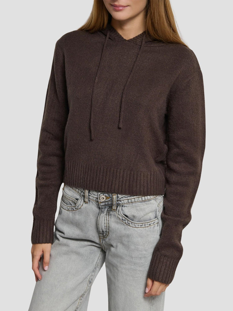 MAGLIONE CON CAPPUCCIO PHILM BROWN SUITE BENEDICT 