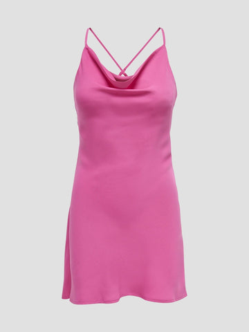 ONLTHALIA LIFE STRAP DRESS WVN 15344820 FUCHSIA FEDORA ONLY 