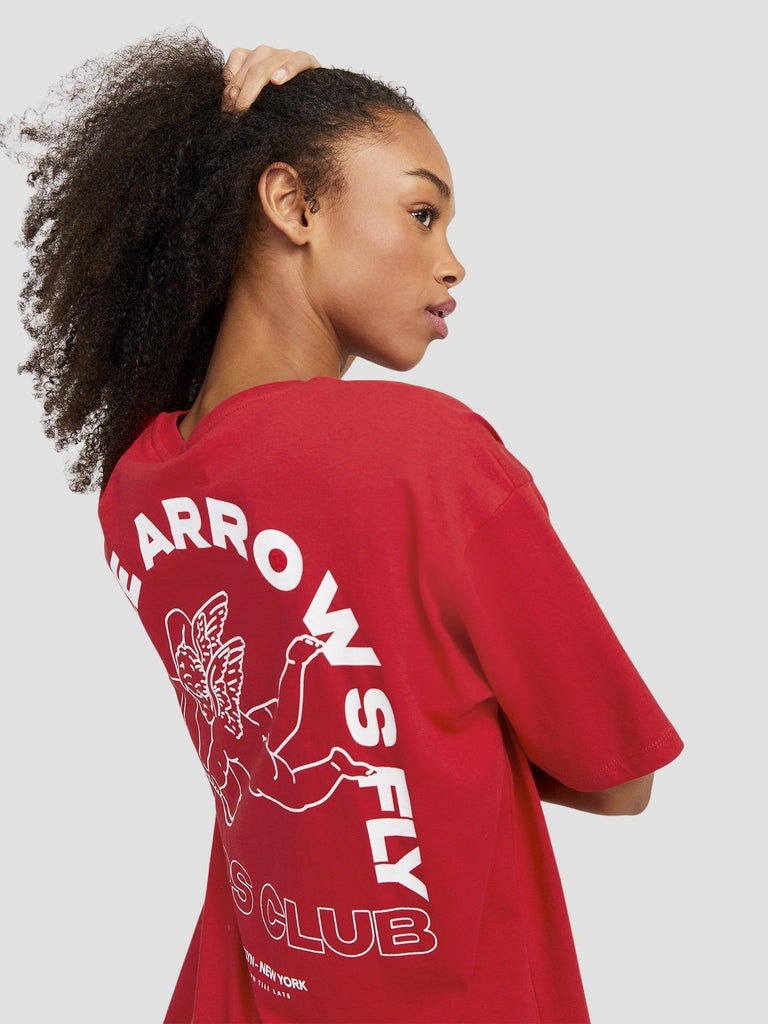 JXVALENTINE LOOSE SS TEE JRS 12275280 RACING RED JJXX 