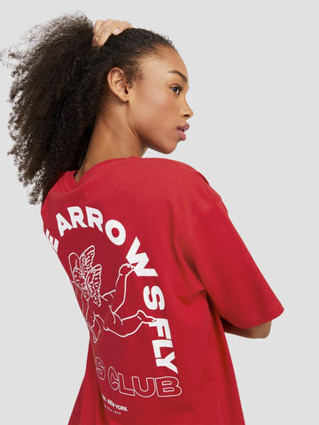 JXVALENTINE LOOSE SS TEE JRS 12275280 RACING RED JJXX 