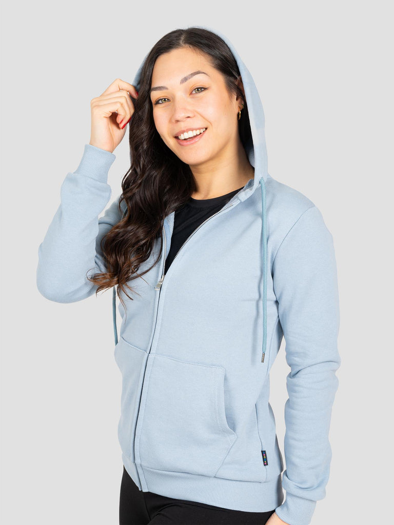 ZIP CAPPUCCIO PESO MEDIO BARL308W CELESTE GROOVE 