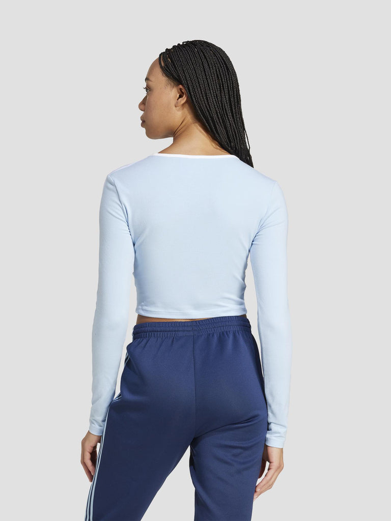 3S LS CROP JD4627 CLEAR SKY ADIDAS 