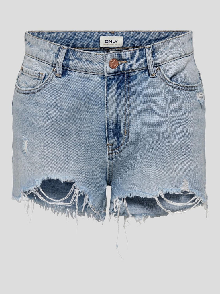 PACY HW DNM SHORTS NOOS 15256232 LIGHT BLUE DENIM ONLY 