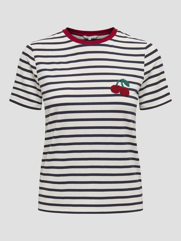 ONLHEART LIFE S/S TEE JRS NOOS 15318959 CLOUD DANCER ONLY 