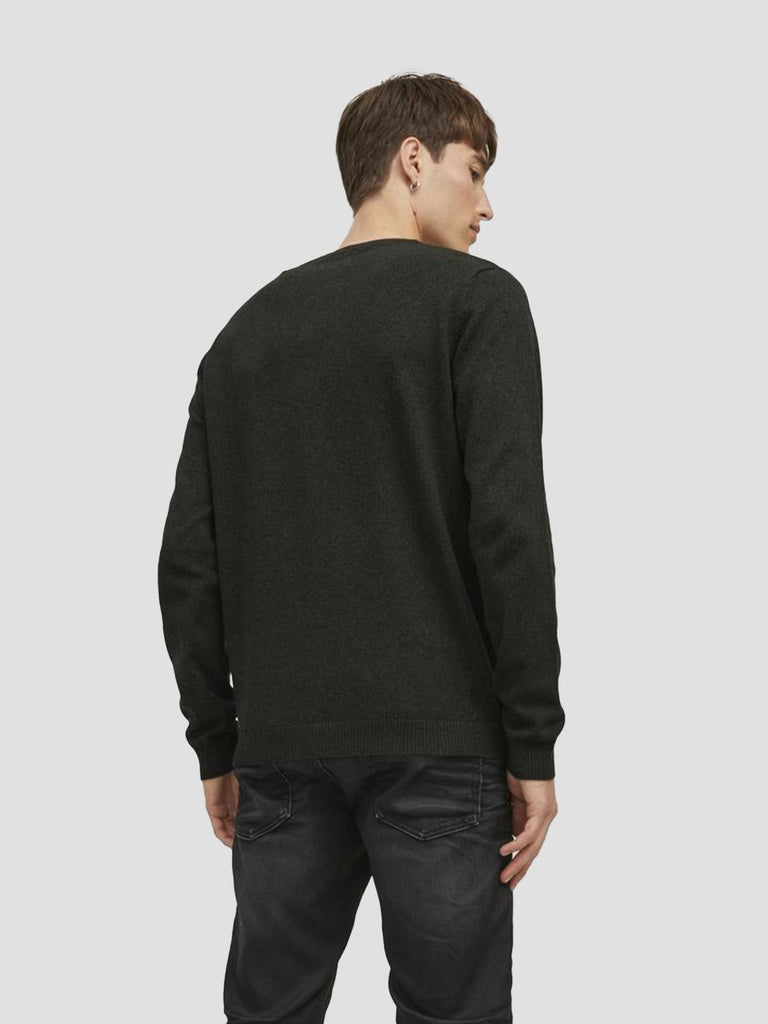 JJEBASIC KNIT CREW NECK NOOS 12137190 FOREST NIGHT JACK&JONES 