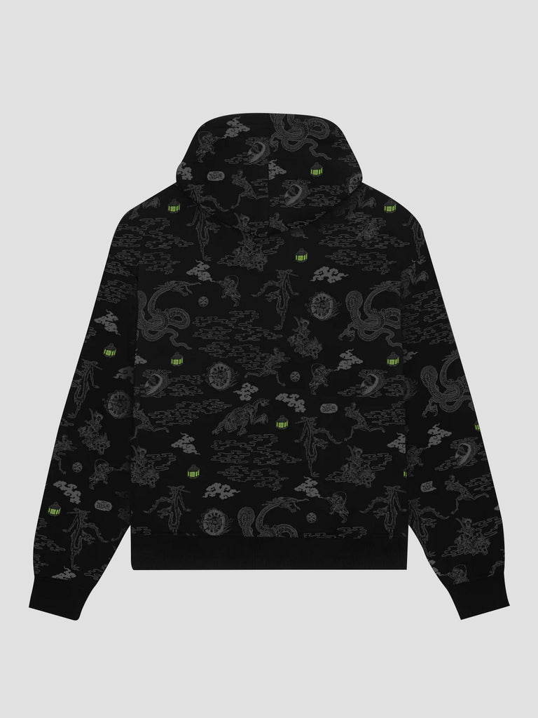 YOKAI PATTERN HOODIE SW1063-GQ 01 DOLLY NOIRE 