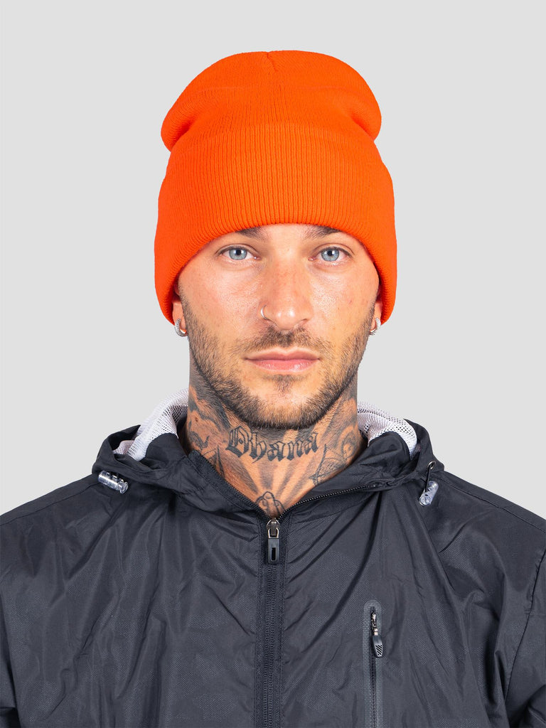 BASIC BEANIE GRO2000 FLUO ARANCIO GROOVE 