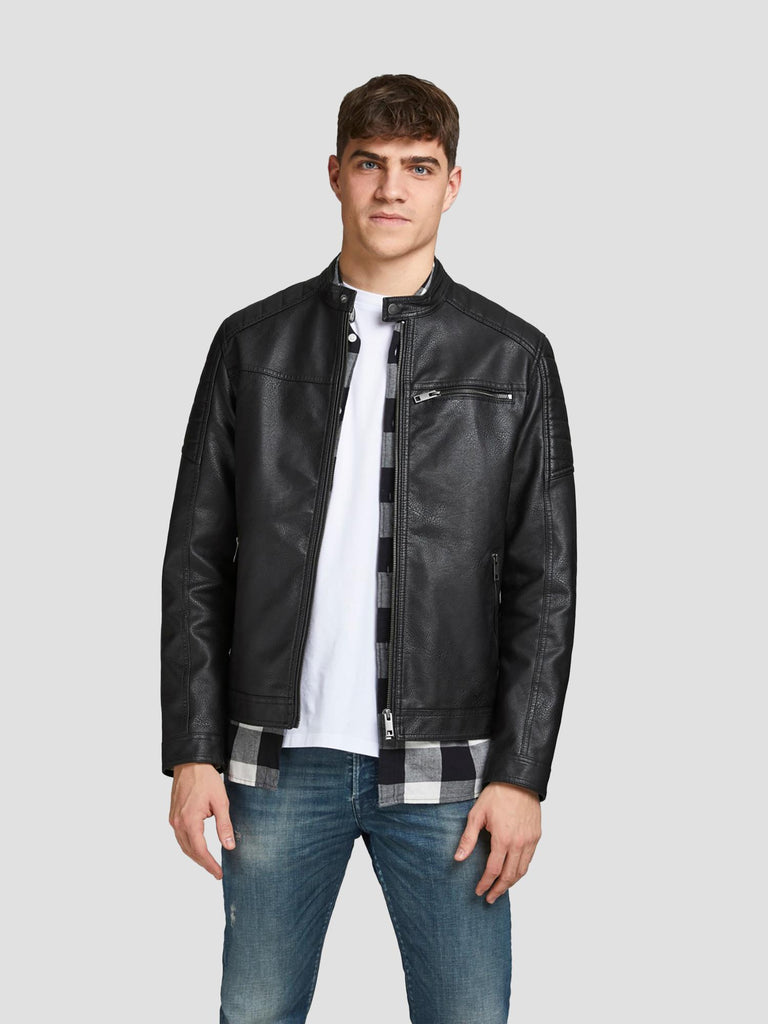 ROCKY JACKET NOOS 12147218 BLACK JACK&JONES 