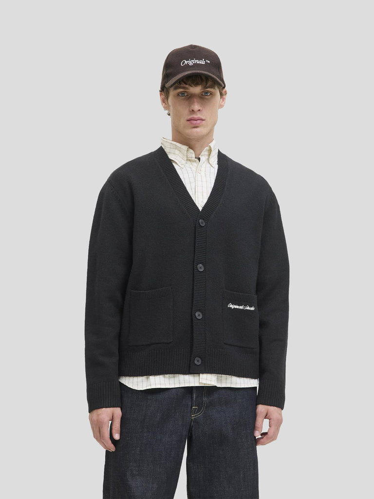 JORNORREBRO KNIT CARDIGAN LN 12282732 BLACK JACK&JONES 