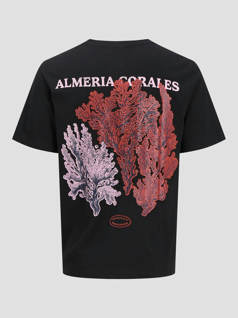 JORCANGGU ILLU TEE SS CREW NECK 12277228 BLACK JACK&JONES 