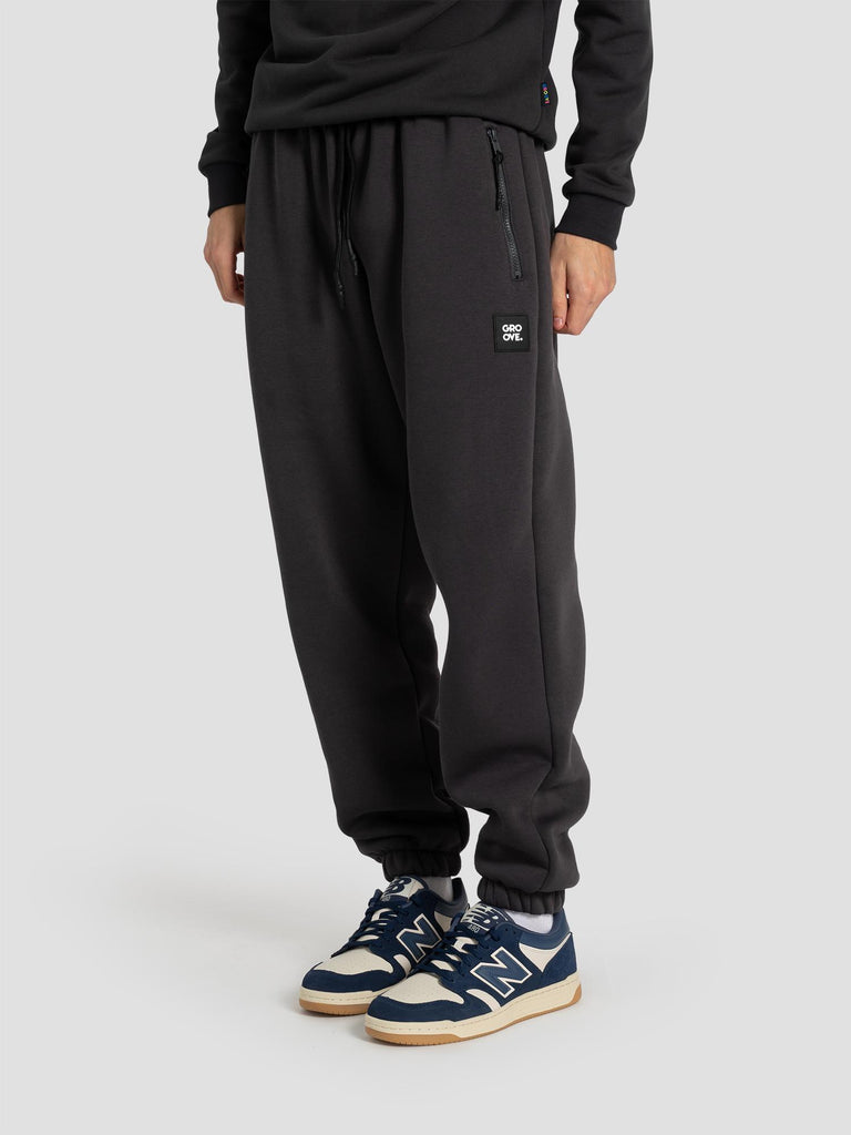 PANTA ZIP POLYCOTTON PESO INVERNALE BARL432 PIOMBO GROOVE 