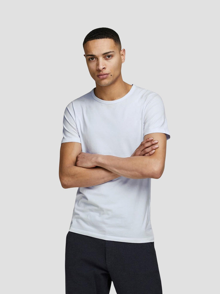 BASIC O-NECK 12058529 WHITE JACK&JONES 