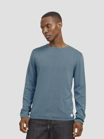 JJELEO KNIT CREW NECK NOOS 12174001 OCEANVIEW JACK&JONES 