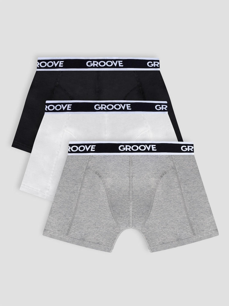 TRUNK 3-PACK UND004 MULTICOLOR GROOVE 