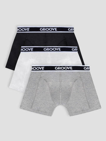 TRUNK 3-PACK UND004 MULTICOLOR GROOVE 