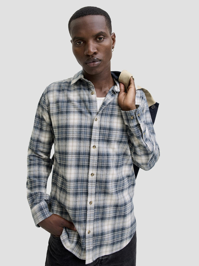 JJJOSHUA CHECK SHIRT LS 12279546 STORMY WEATHER JACK&JONES 