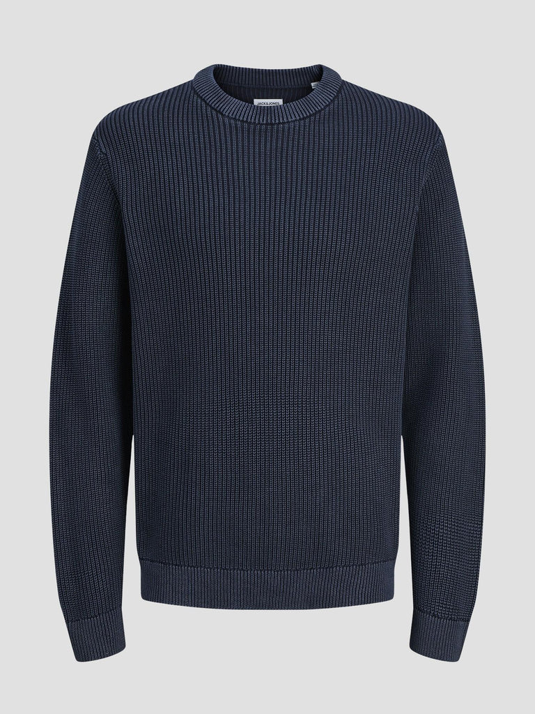 JJTANAKA KNIT CREW NECK 12279299 SKY CAPTAIN JACK&JONES 