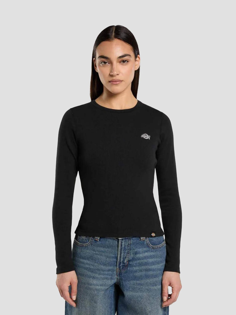GLADEVILLE TEE LS 87QA BLK1 DICKIES 