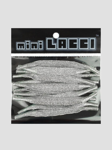 ELASTICI GLITTER ML-30 ARGENTO MINI LACCI 