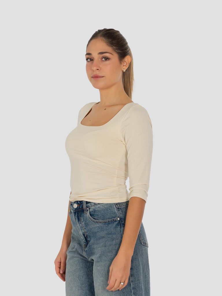 MODAL COLLO AMPIO MANICA 3/4 N1853 PANNA GROOVE 