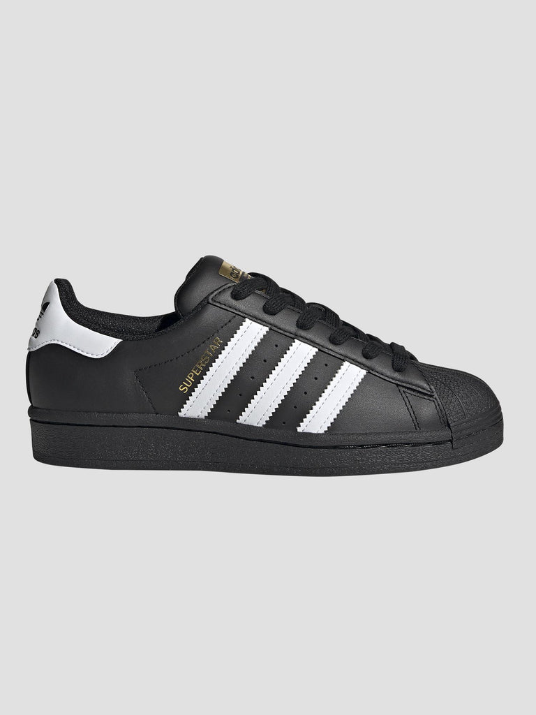 SUPERSTAR J EF5398 BLACK WHITE ADIDAS 