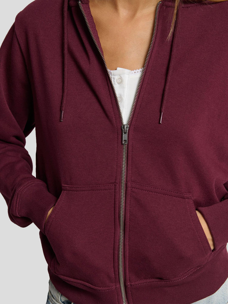 FELPA CON CAPPUCCIO KHLOE BORDEAUX SUITE BENEDICT 