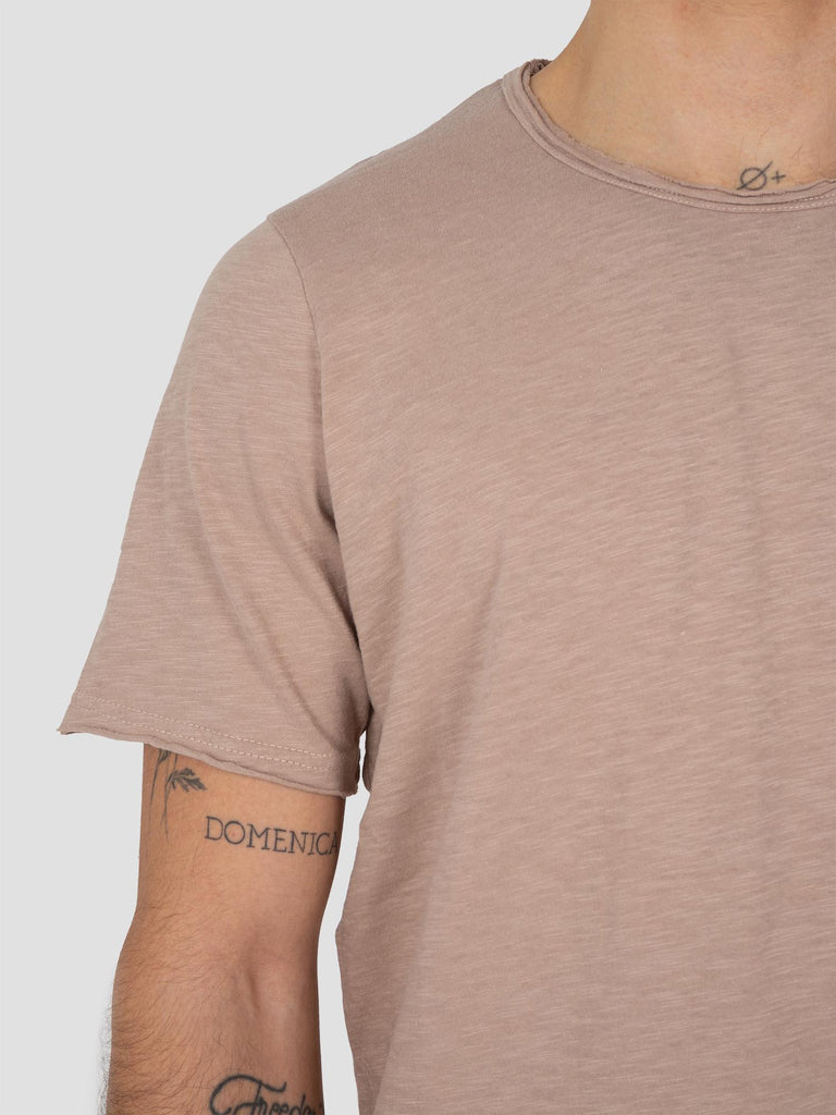 JERSEY FIAMMATA TAGLIO VIVO TSHIRT001 SABBIA GROOVE 