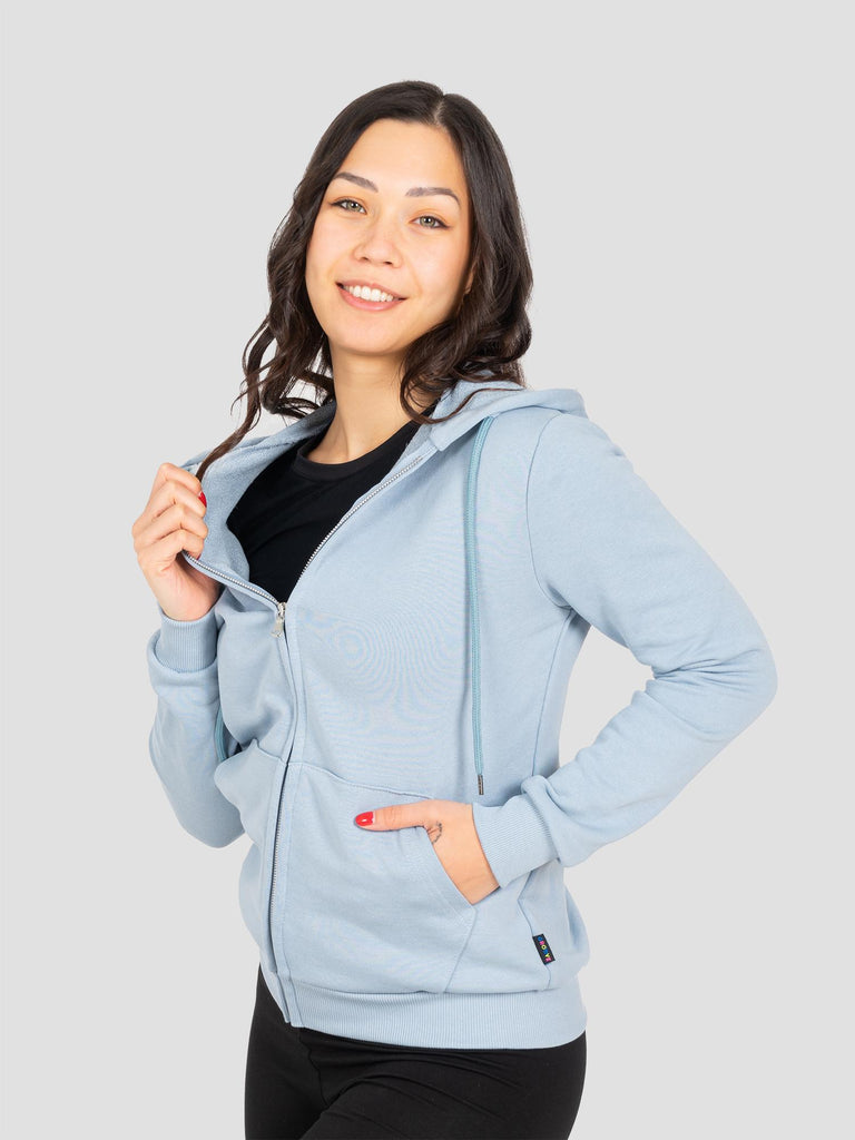 ZIP CAPPUCCIO PESO MEDIO BARL308W CELESTE GROOVE 