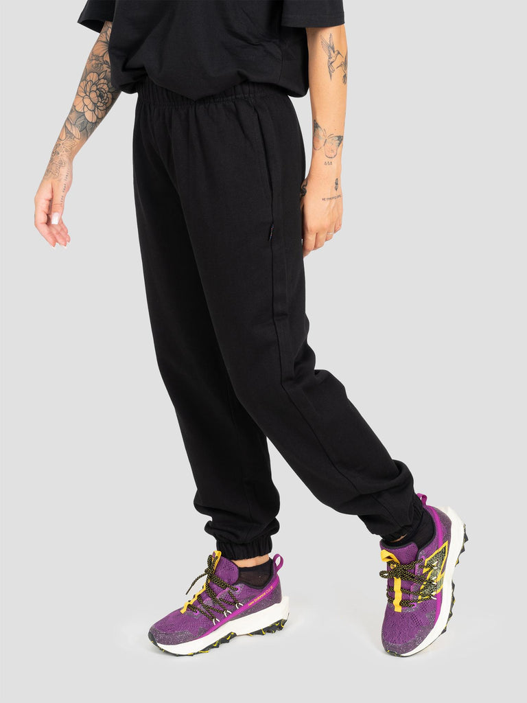 JOGGER FELPA LARGE PESO MEDIO SWEPAN000W NERO GROOVE 