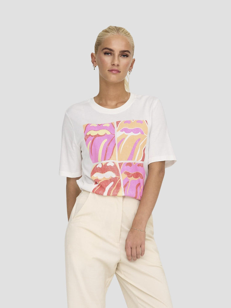 ONLROLLING STONES LIFE S/S TOP BOX JRS 15345922 SQUARES ONLY 