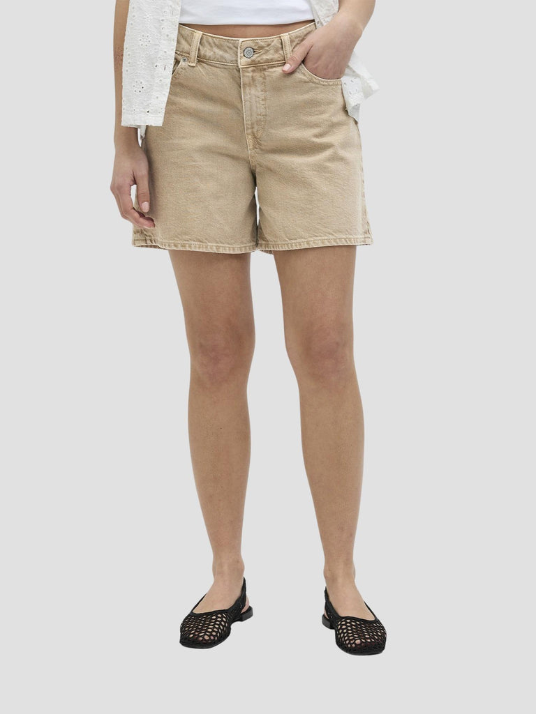 JXLAURA SHORT MW COLOR DENIM SHORTS DNM 12275486 DESERT DUST JJXX 