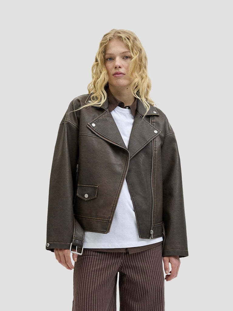 JXFRIDA WASHED BIKER JKT OTW SN 12262131 BRACKEN JJXX 